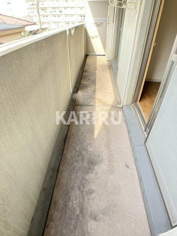 チャコーレ岡本のバルコニー