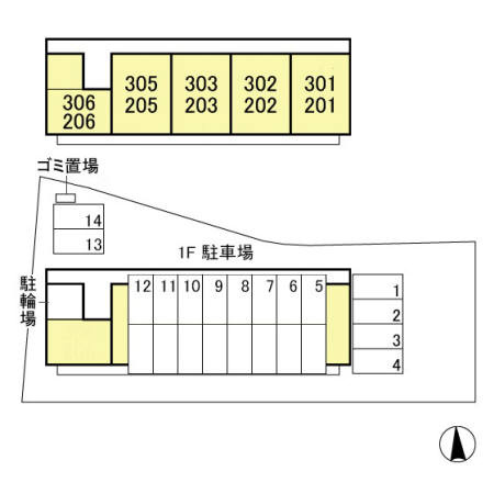 プルメリアの区画図|配置図