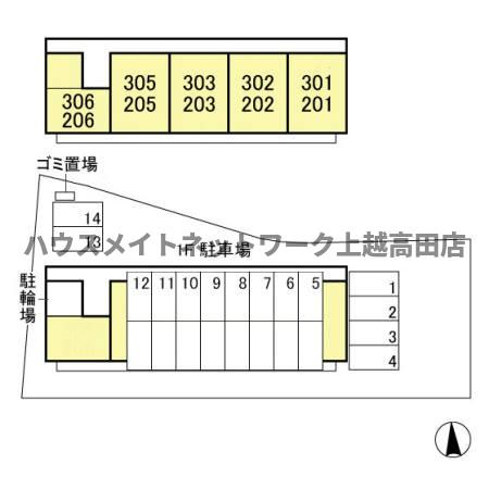 プルメリアの区画図|配置図