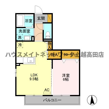 プルメリアの間取り|間取図