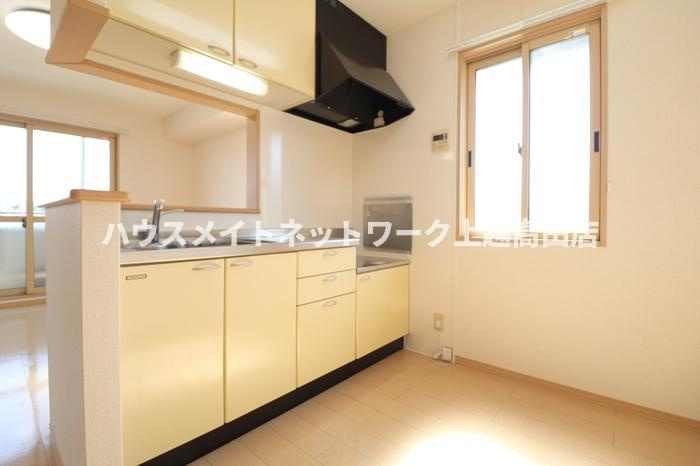 プルメリアのキッチン|対面キッチン