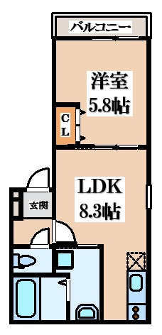 【間取り】 | フジパレス鴻池新田駅北