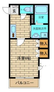 【間取り】 | ＢＩＡＲＲＩＴＺ　Ⅱ | 間取りです。
