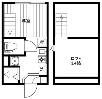 【間取り】 | Ｃｏｒｏｎ　Ｈｅｉｗａｄａｉ | 間取りです。