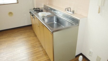 シャルル中山のキッチン|ガスコンロ設置可能です♪