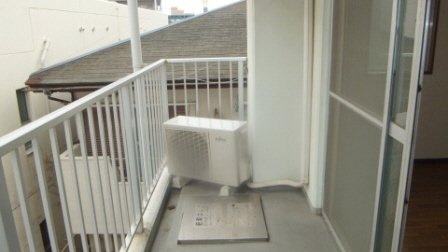 シャルル中山のバルコニー|バルコニーも広いです