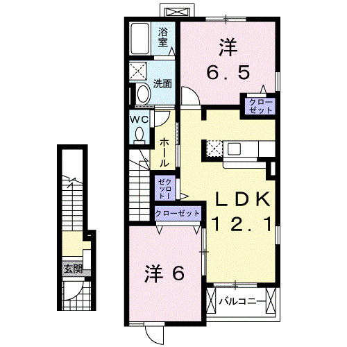 【間取り】 | プランドール　３