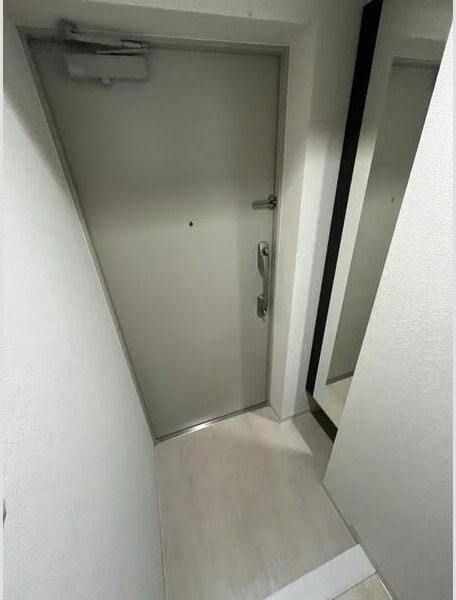 Wコート城西の玄関