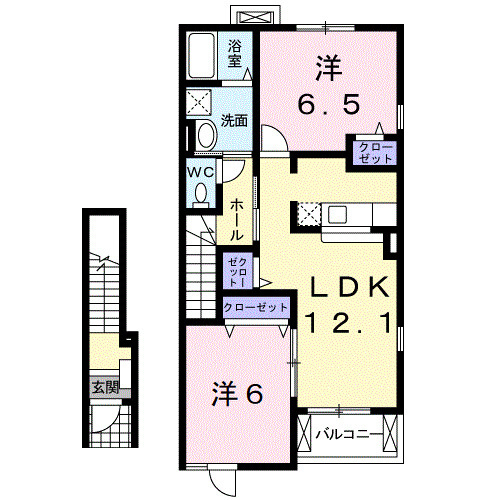 【間取り】 | プランドール　２