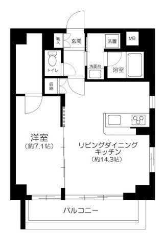 ウィスタリア調布の間取り