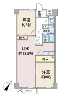 【間取り】 | 吉祥寺北町ハイム