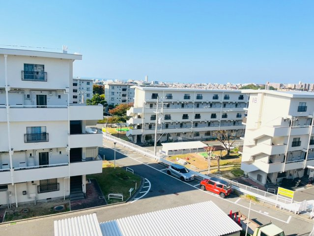松が丘住宅14号棟の展望