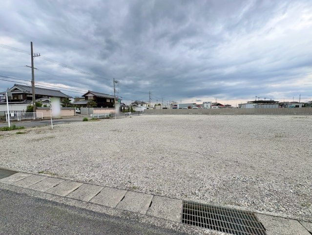 草津市新堂町　建築条件無し売土地の外観