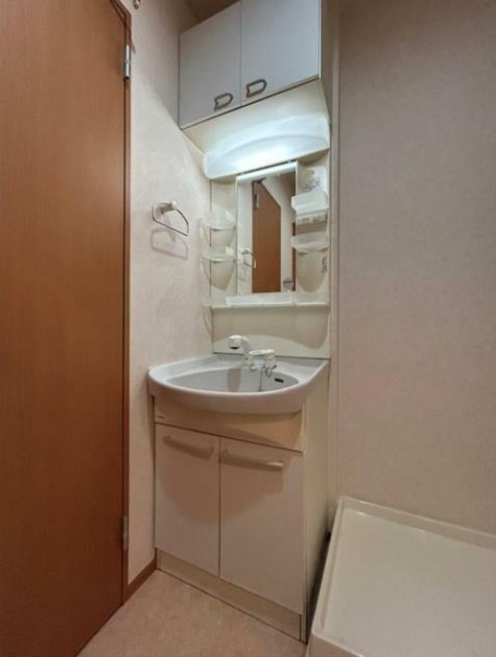 パステルコートの独立洗面台