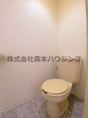 【トイレ】 | 　カトレヤマンション | 落ち着いたトイレです