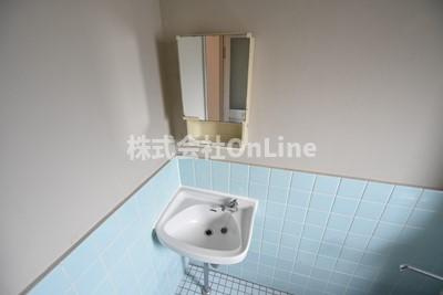 向井コーポラスの洗面所