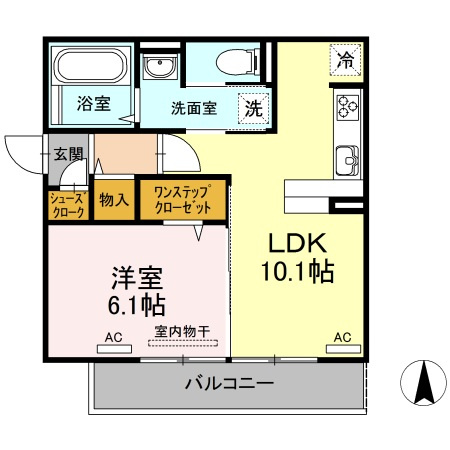 リーリエ中吉野の間取り