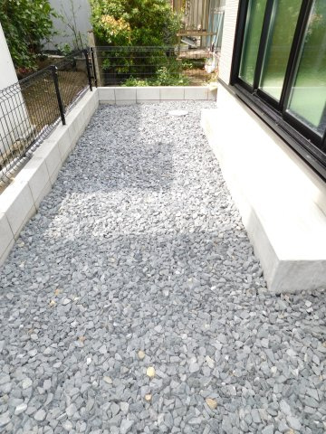 名古屋市西区円明町の新築一戸建の庭|◇庭◇　　南面に広めの庭スペース♪