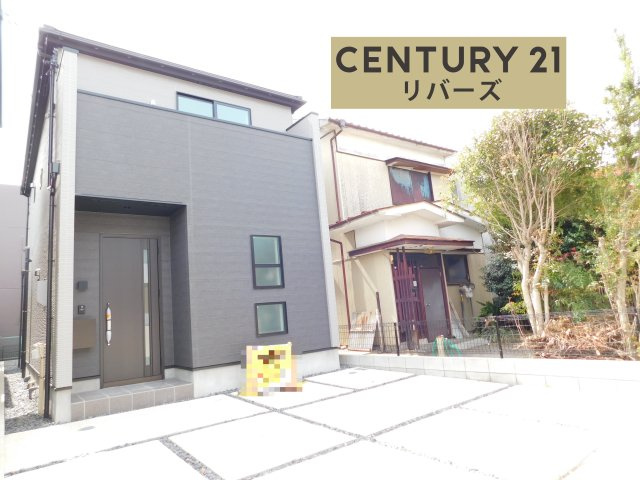 名古屋市西区円明町の新築一戸建の外観|☆限定１棟☆　　新価格！！いつでも見学できます♪（お問合せ当日、平日、水曜、夜間でもＯＫ）　広いリビング１８．７帖！　南に庭スペース♪　駐車並列２台ＯＫ　床暖房＆食洗機完備！　南面の広いバルコニー♪