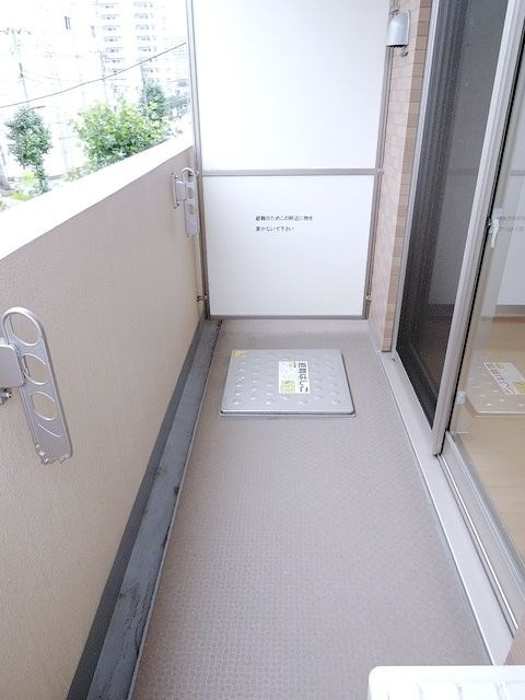 レクレドール豊洲のバルコニー