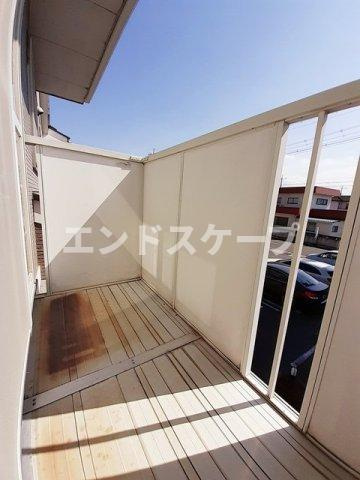 アプリコットＢのバルコニー|高崎、前橋のお部屋探しはエンドスケープまで！お客様の理想お聞かせ下さい♪
