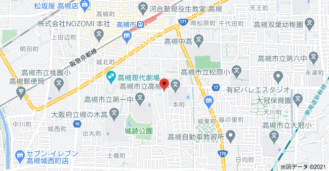 Alegria高槻本町の地図