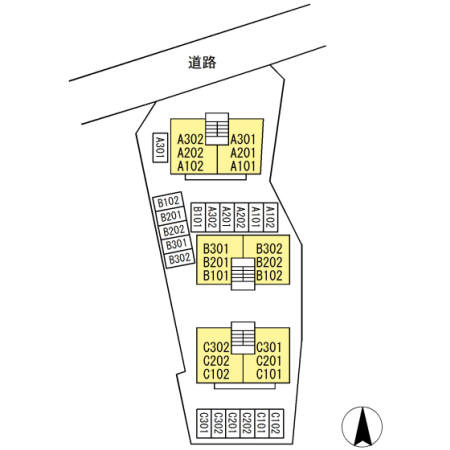 サンフルさがみ野の地図