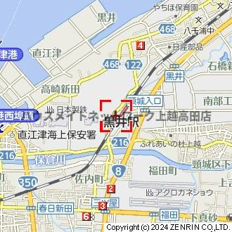 タウンコートくろい駅東 Ⅱの地図|位置図