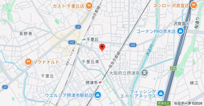 【地図】 | ライフステージ千里丘Ⅱ