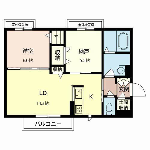 【間取り】 | ライフステージ千里丘Ⅱ