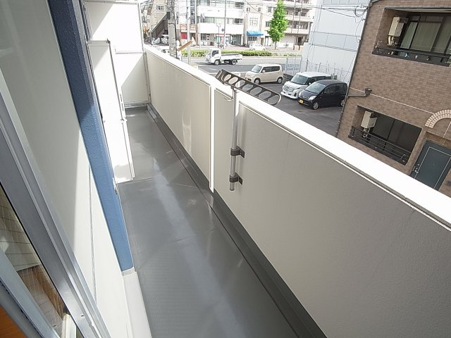 サントル上沢のバルコニー|バルコニー広々してます