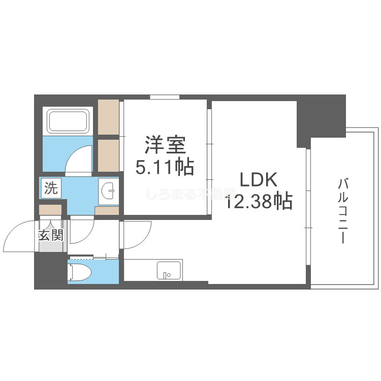 プレジオ阿波座の間取り