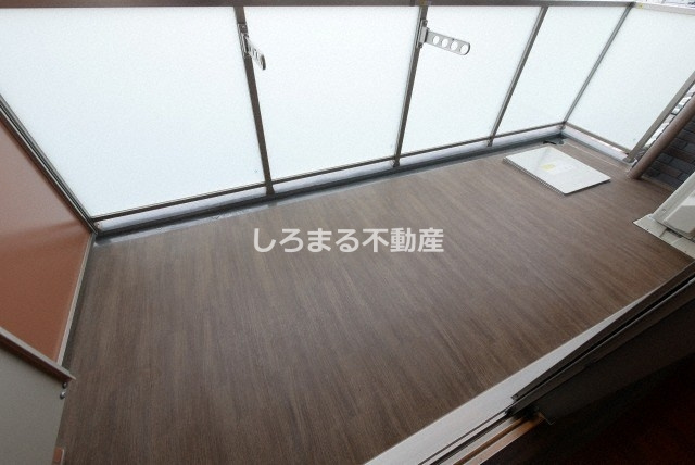 プレジオ阿波座のバルコニー