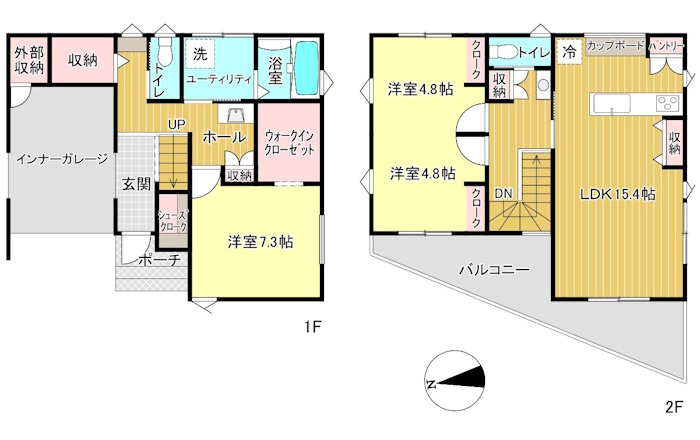 未入居住宅　中洲町の間取り