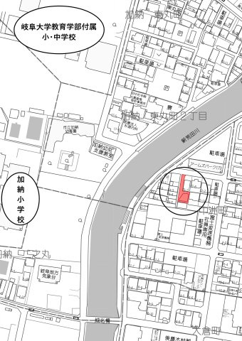 未入居住宅　中洲町の地図