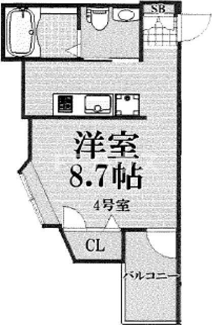 Ｇｒａｎ　Ｂｌｅｕ　Ｆｕｎａｂａｓｈｉの間取り