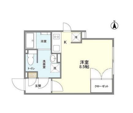 LAPiS Park 四谷三丁目の間取り|LAPiS Park 四谷三丁目