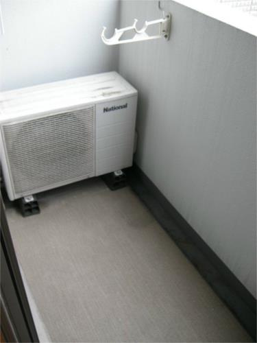 クロスベル森下のバルコニー