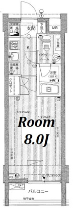 クロスベル森下の間取り