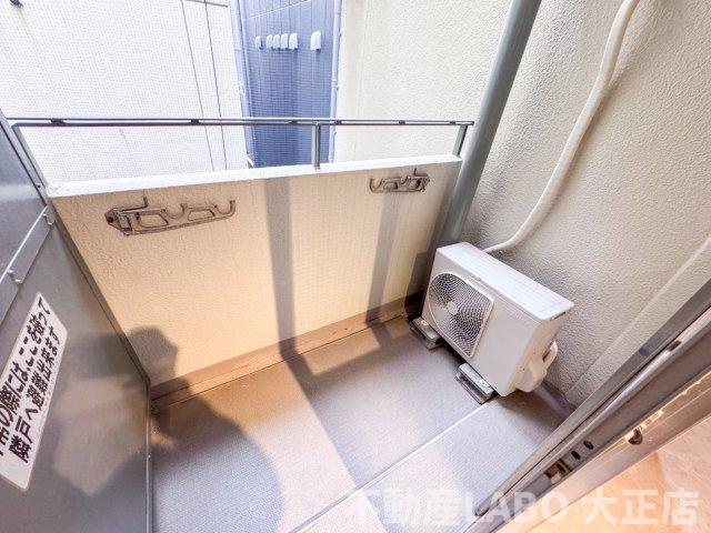 朝日プラザ西道頓堀のバルコニー