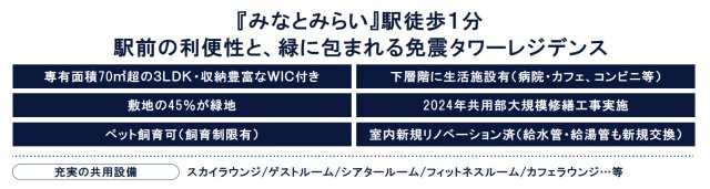 みなとみらいミッドスクエアザタワーレジデンス【仲介手数料無料】