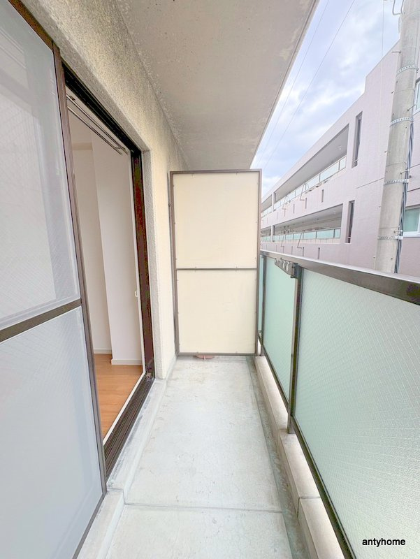 大桐ハイツ北　仲介手数料無料のバルコニー