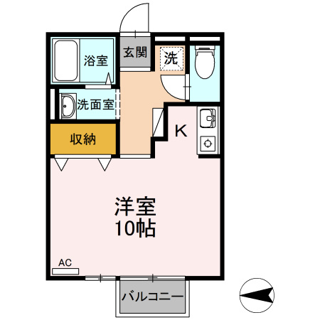 プルミエール相模原の間取り