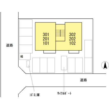 プレミアージュの区画図
