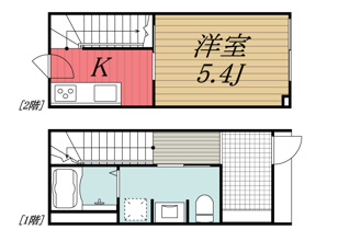 【間取り】 | MOK-TERRACE SHINKEMIGAWA