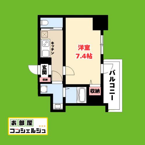 エスリード新栄デュオの間取り