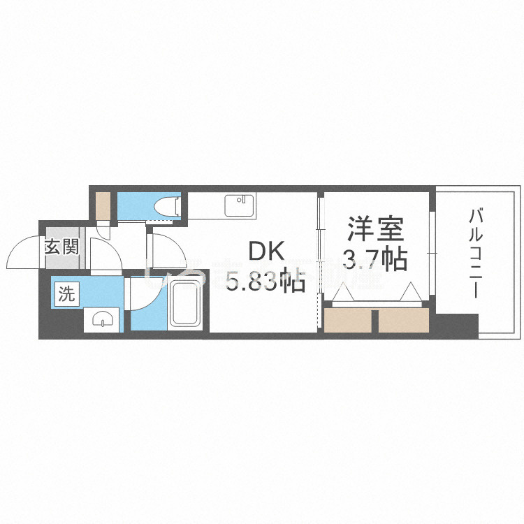 プレジオ難波の間取り