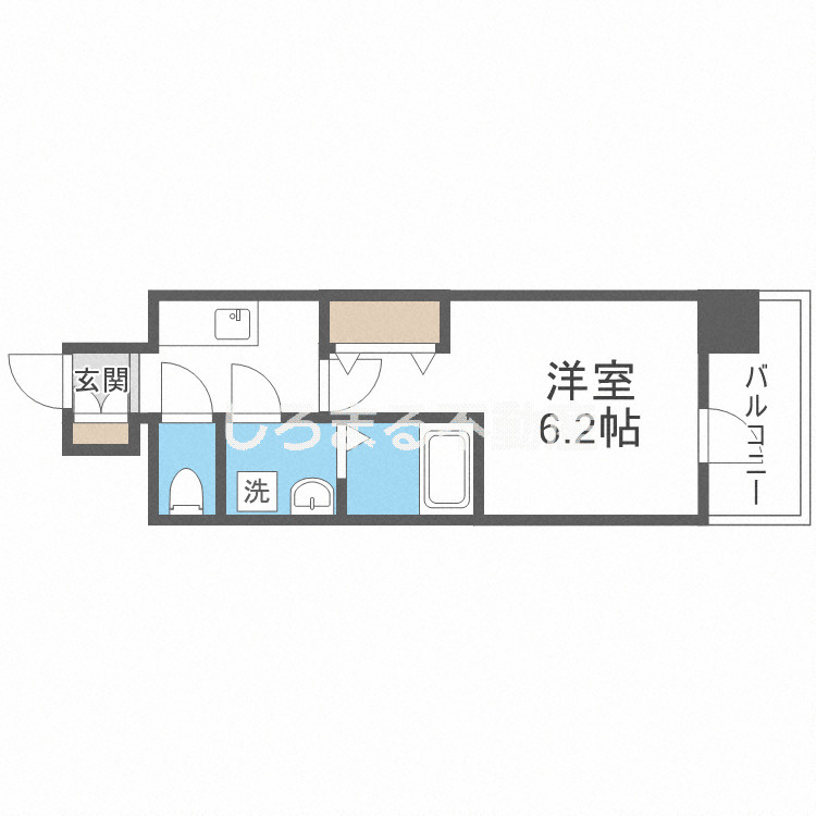 エスリードレジデンス大阪難波の間取り