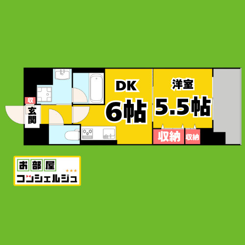 エスカルコートの間取り