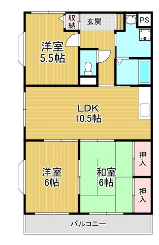 【間取り】 | ファミーユ千代田